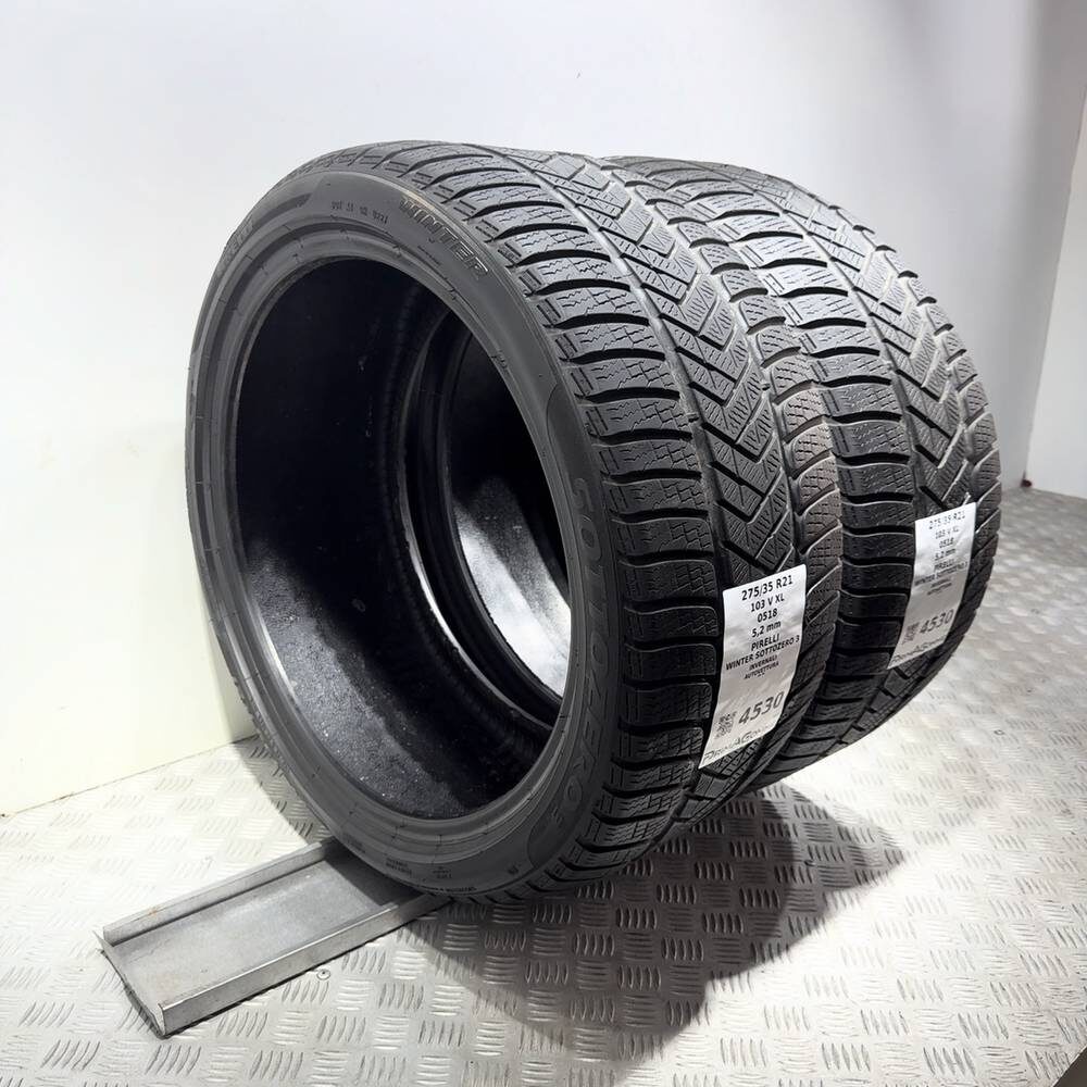 Gomme Usate 275 35 R21 103V XL Pirelli Winter Sottozero 3 74% Invernali - immagine 5
