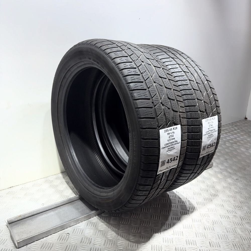 Gomme Usate 235 45 R19 99V XL Continental Contiwintercontact Invernali - immagine 5