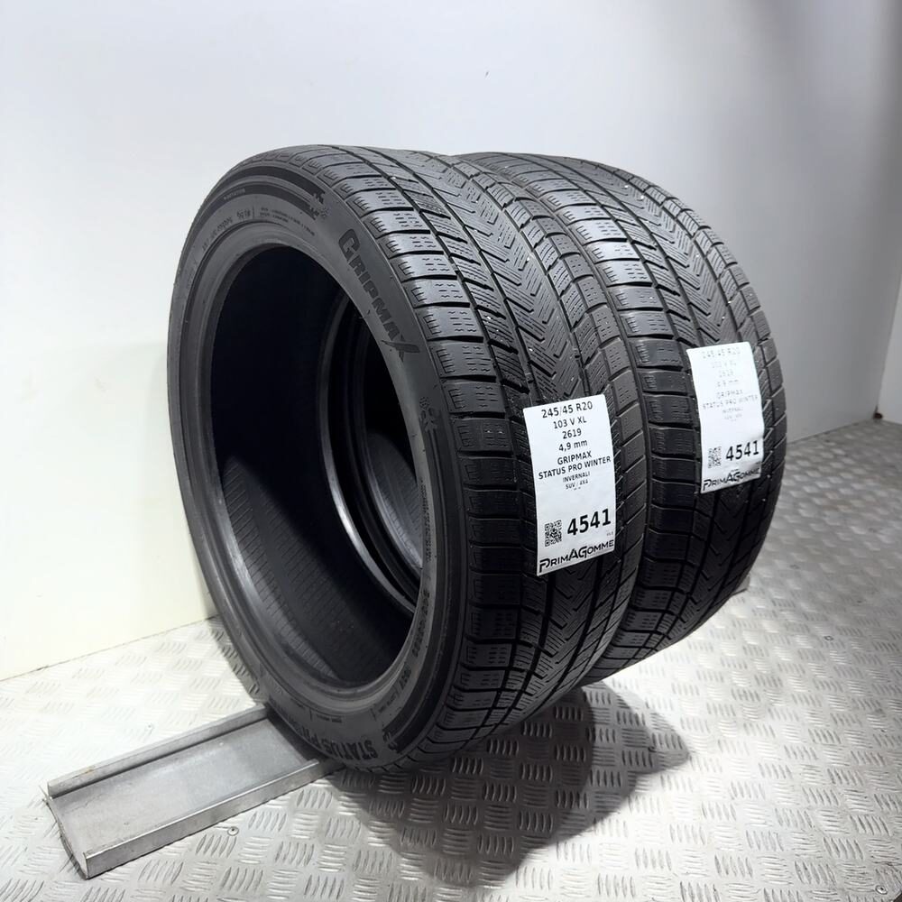 Gomme Usate 245 45 R20 103V XL GripMax Status Pro Winter Invernali - immagine 5