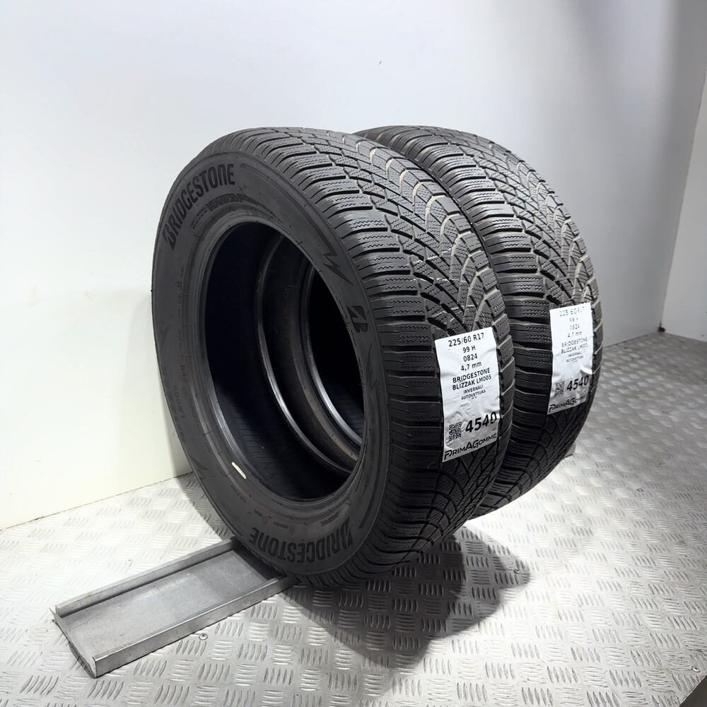 Gomme Usate 225 60 R17 99H Bridgestone Blizzak LM005 Invernali - immagine 5
