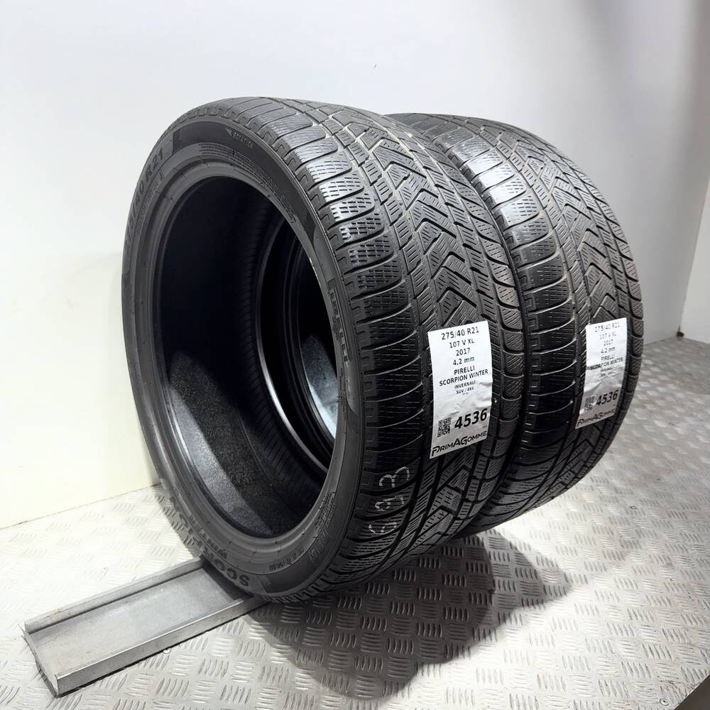 Gomme Usate 275 40 R21 107V XL Pirelli Scorpion Winter Invernali - immagine 5
