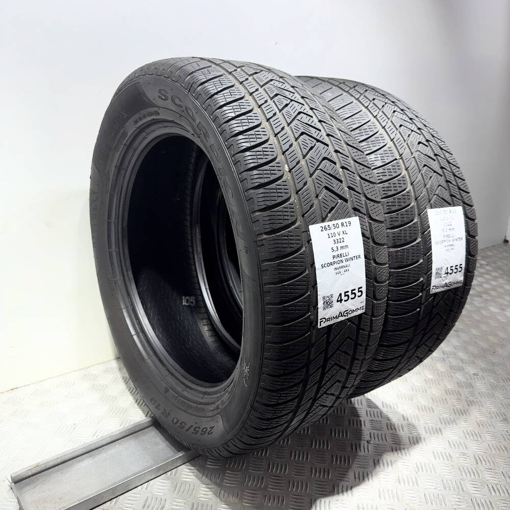 Gomme Usate 265 50 R19 110V XL Pirelli Scorpion Winter 76% Invernali - immagine 5