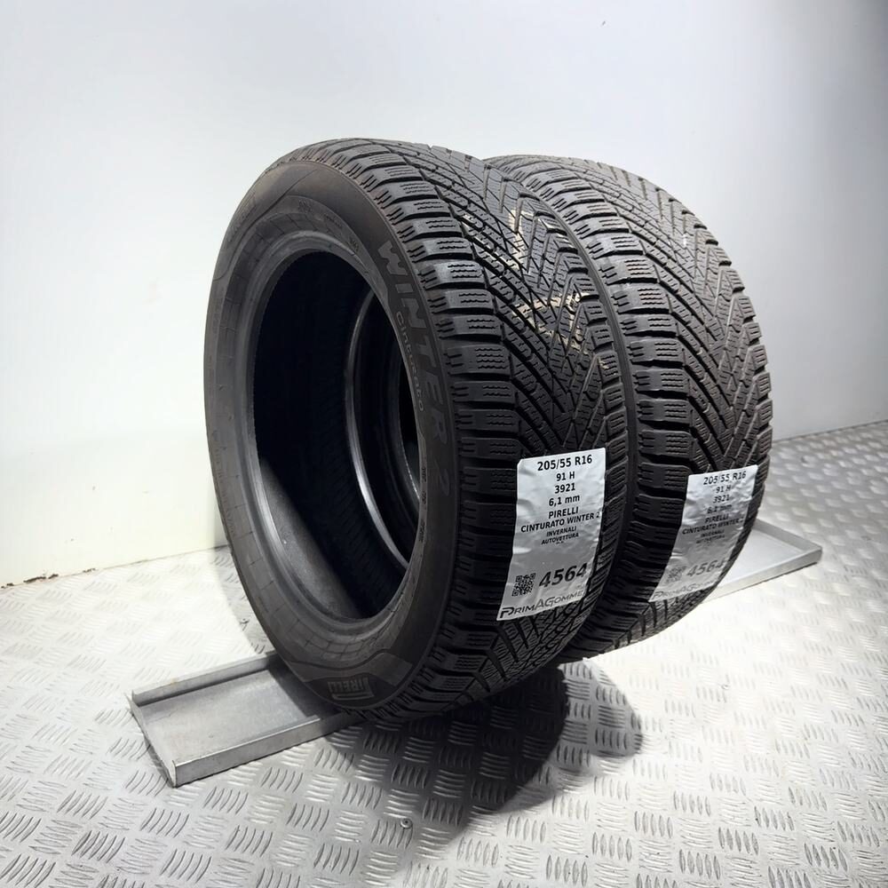 Gomme Usate 205 55 R16 91H Pirelli Cinturato Winter 2 87% Invernali - immagine 5