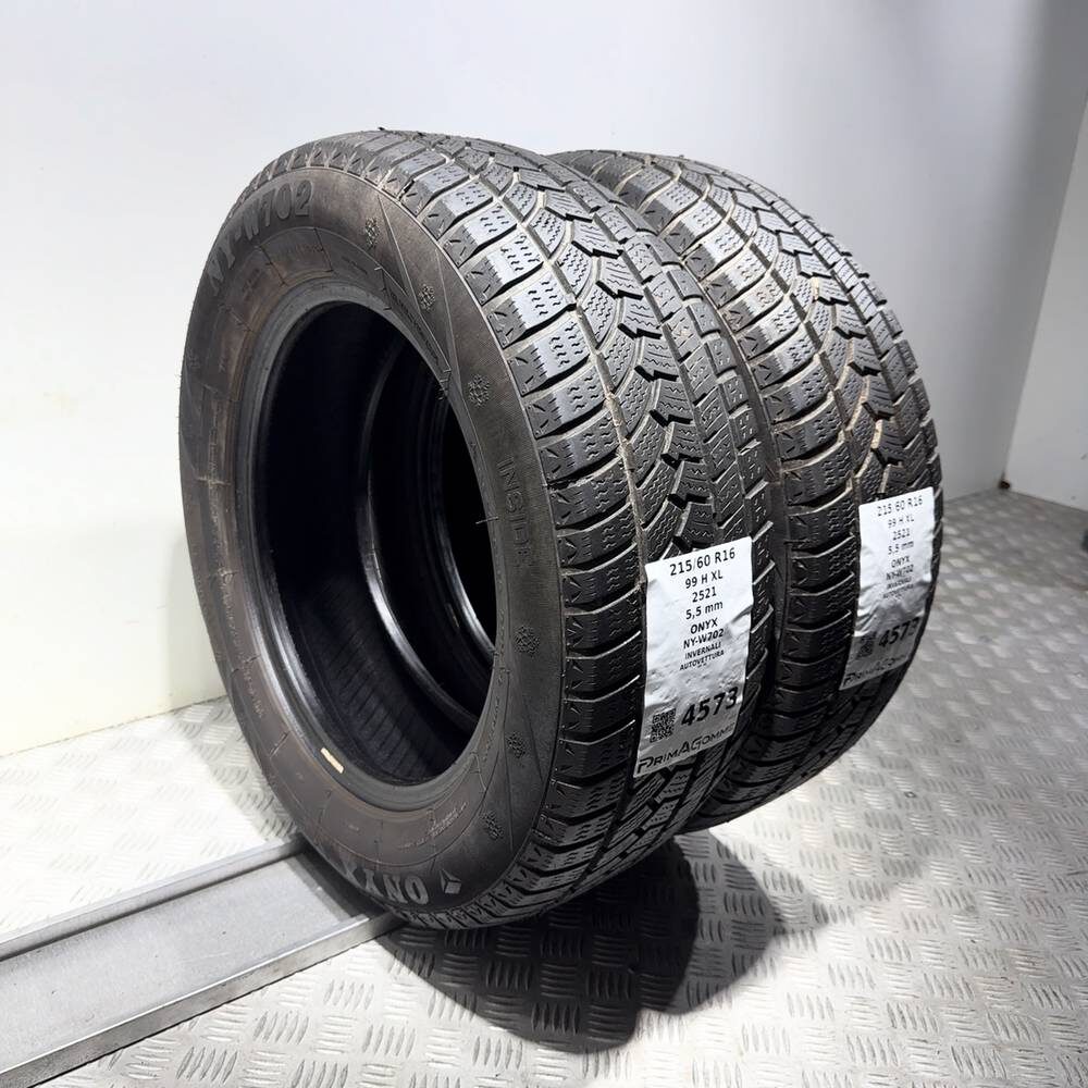 Gomme Usate 215 60 R16 99H XL Onyx NY-W702 79% Invernali - immagine 5