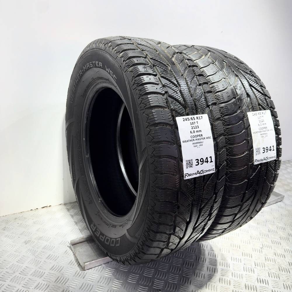 Gomme Usate 245 65 R17 107T Cooper Weather-Master Wsc 86% Invernali - immagine 5
