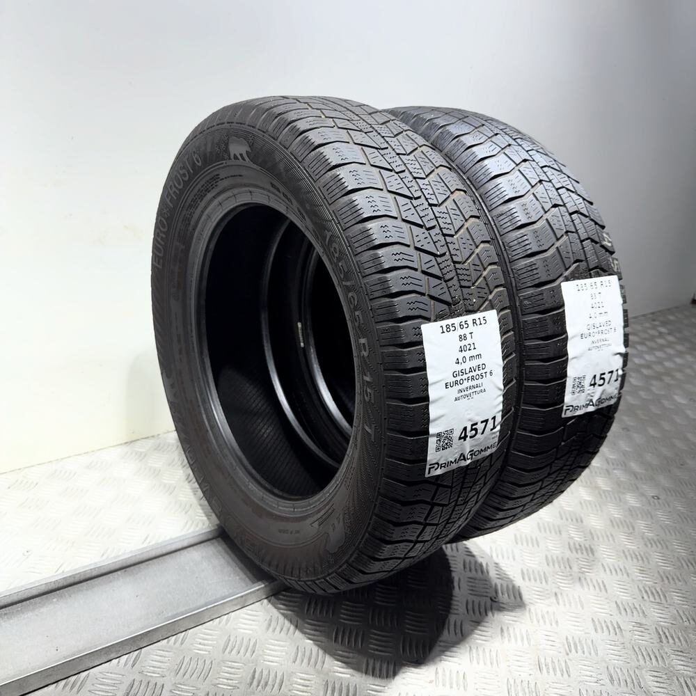 Gomme Usate 185 65 R15 88T Gislaved Euro*Frost 6 Invernali - immagine 5