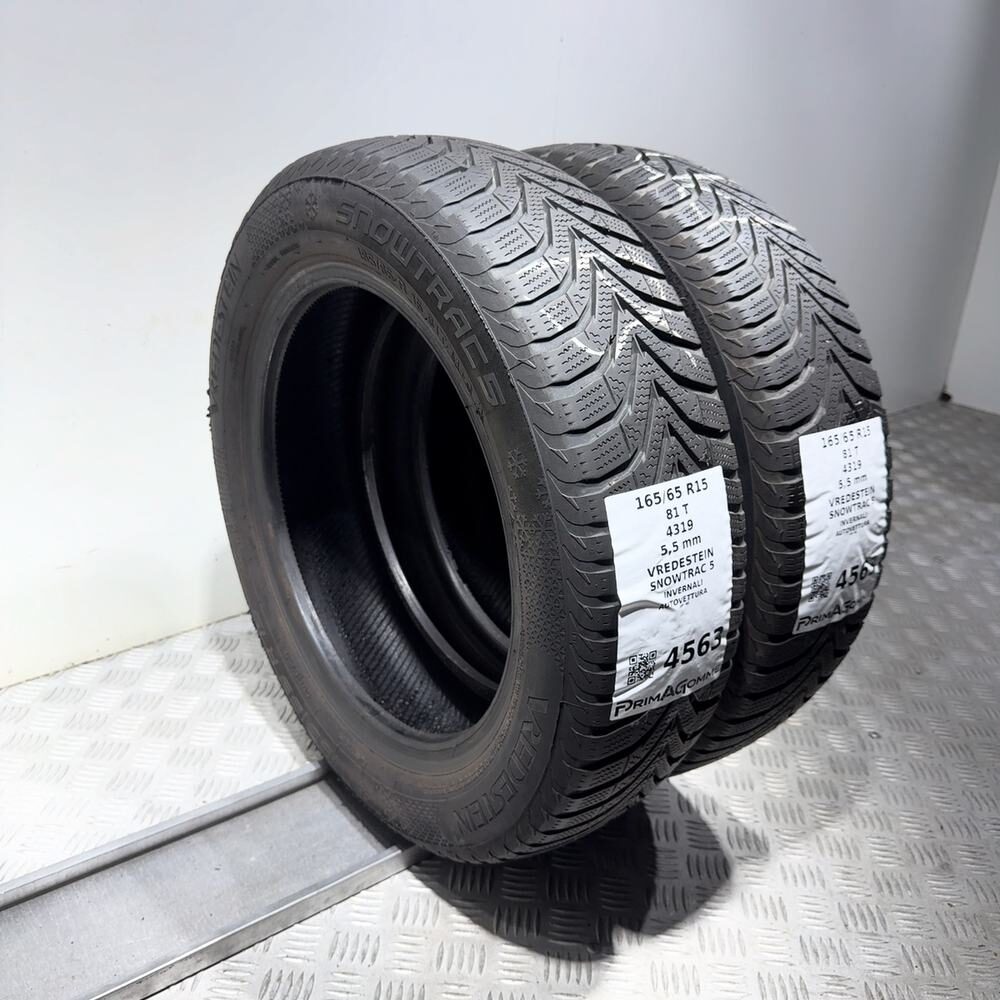 Gomme Usate 165 65 R15 81T Vredestein Snowtrac 5 79% Invernali - immagine 5