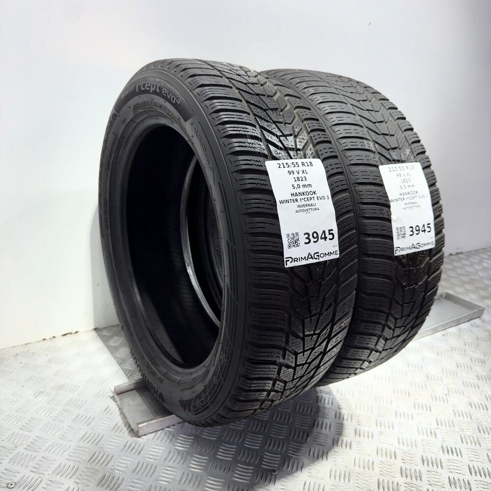 Gomme Usate 215 55 R18 XL 99V Hankook Winter I*Cept Evo 3 71% Invernali - immagine 5