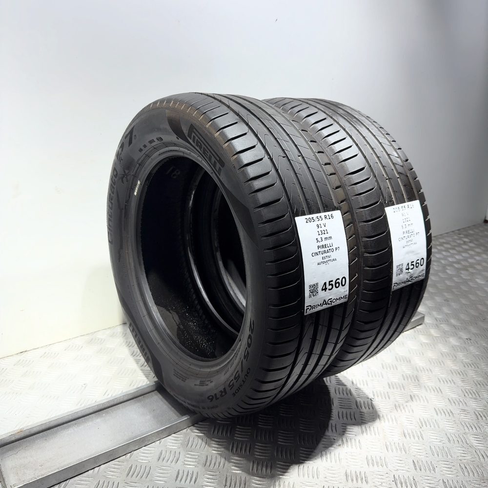 Gomme Usate 205 55 R16 91V Pirelli Cinturato P7 76% Estive - immagine 5