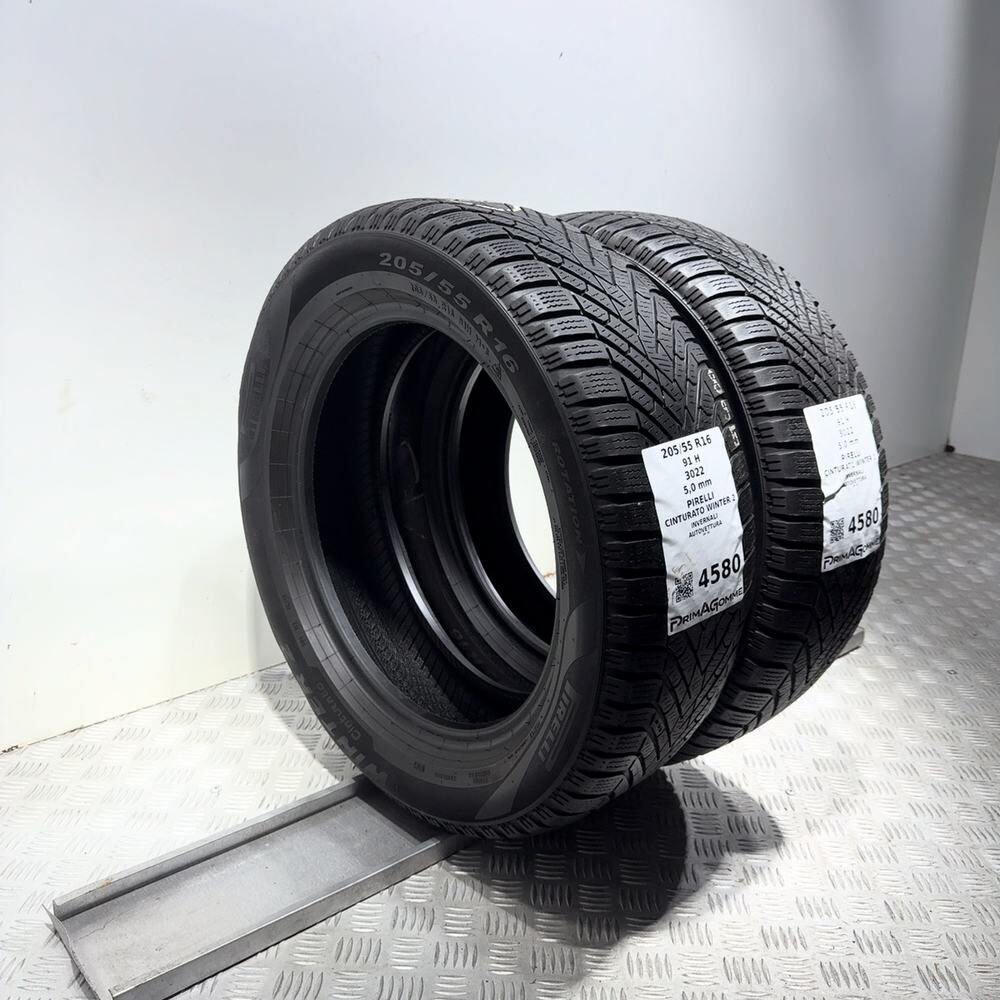 Gomme Usate 205 55 R16 91H Pirelli Cinturato Winter 2 71% Invernali - immagine 5