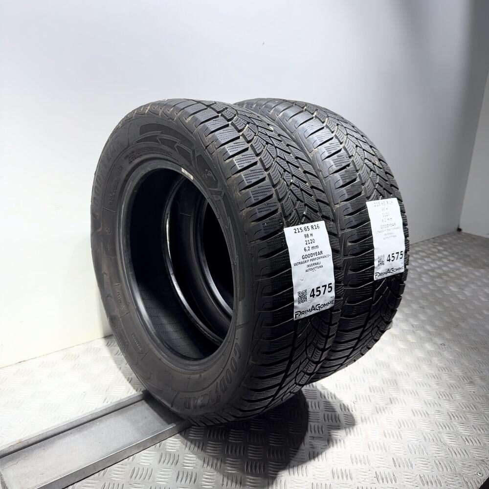 Gomme Usate 215 65 R16 98H Goodyear Ultragrip Performance+ 89% Invernali - immagine 5