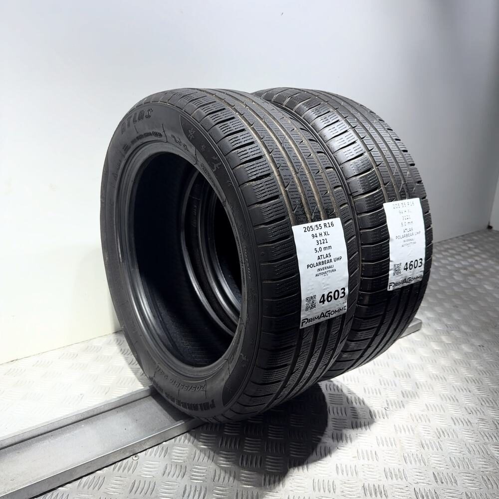 Gomme Usate 205 55 R16 94H XL Atlas Polarbear Uhp 71% Invernali - immagine 5