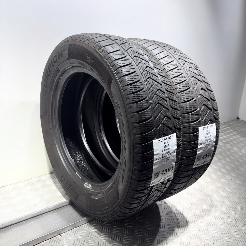 Gomme Usate 215 65 R17 99H Pirelli Scorpion Winter Invernali - immagine 5