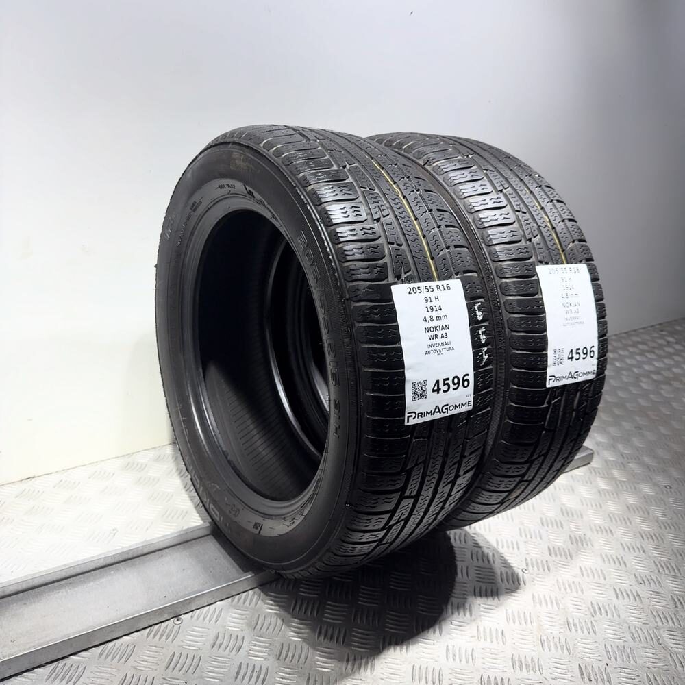 Gomme Usate 205 55 R16 91H Nokian WR A3 Invernali - immagine 5