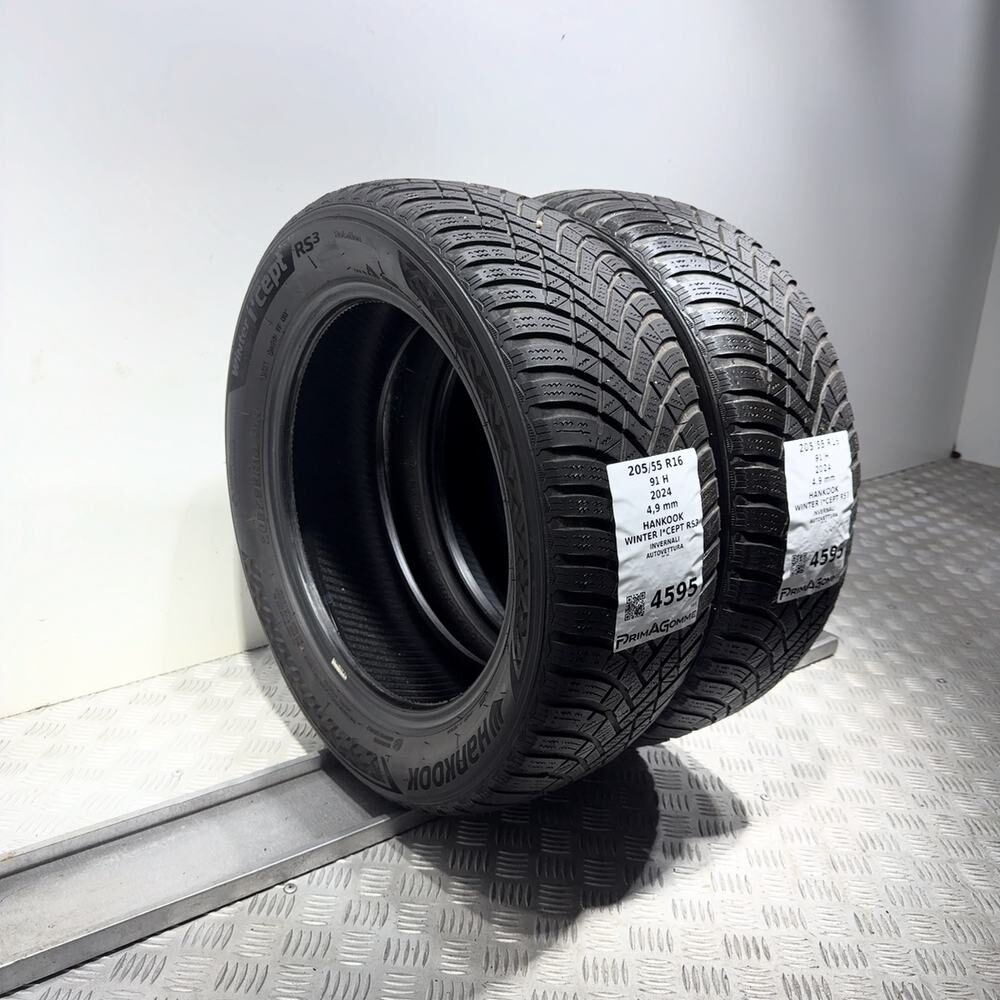 Gomme Usate 205 55 R16 91H Hankook Winter I*Cept RS3 Invernali - immagine 5