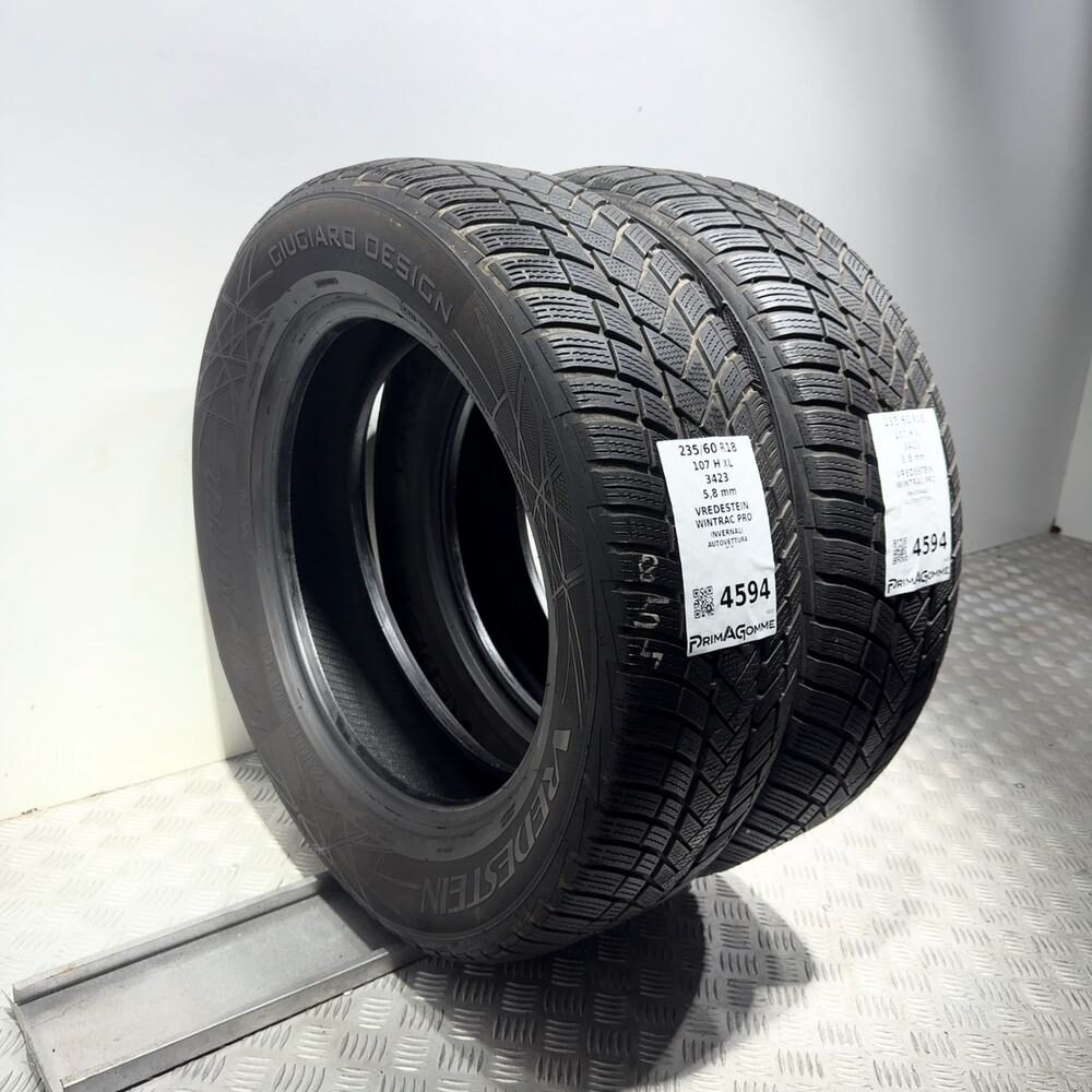 Gomme Usate 235 60 R18 107H XL Vredestein Wintrac Pro 83% Invernali - immagine 5