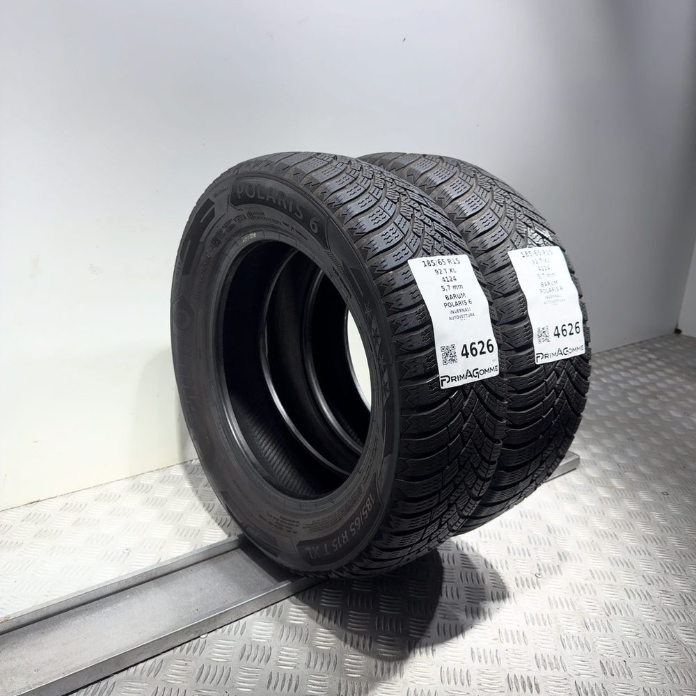 Gomme Usate 185 65 R15 XL 92T XL Barum Polaris 6 81% Invernali - immagine 5