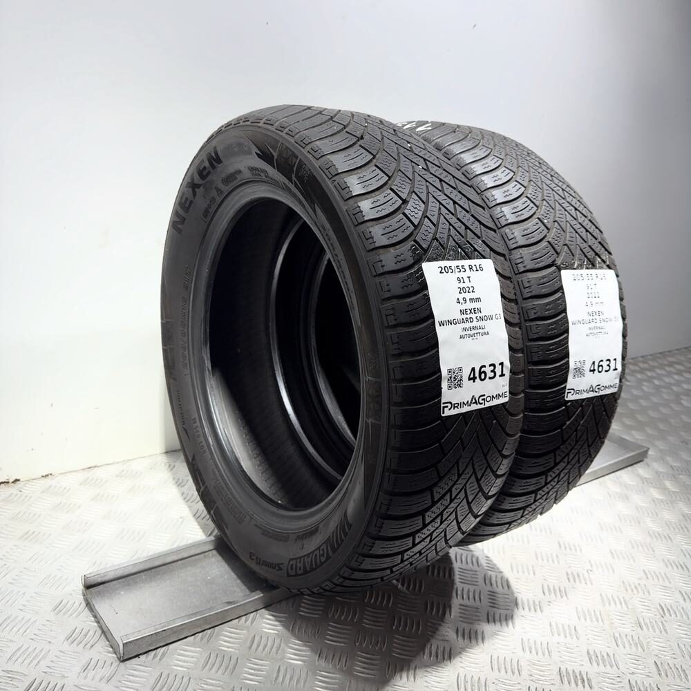 Gomme Usate 205 55 R16 91T Nexen Winguard Snow G3 Invernali - immagine 5