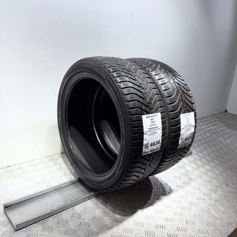 Gomme Usate 205 45 R17 88V Yokohama Bluearth Winter V905 Invernali - immagine 5