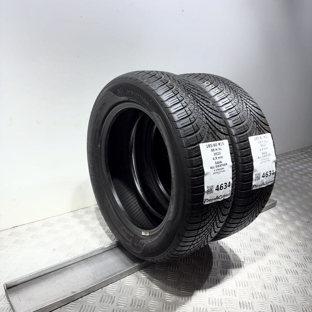 Gomme Usate 185 60 R15 88H XL Sava All Weather 4 Stagioni - immagine 5