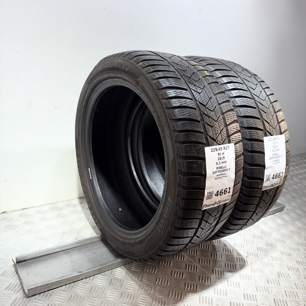 Gomme Usate 225 45 R17 91H Pirelli Sottozero 3 73% Invernali - immagine 5