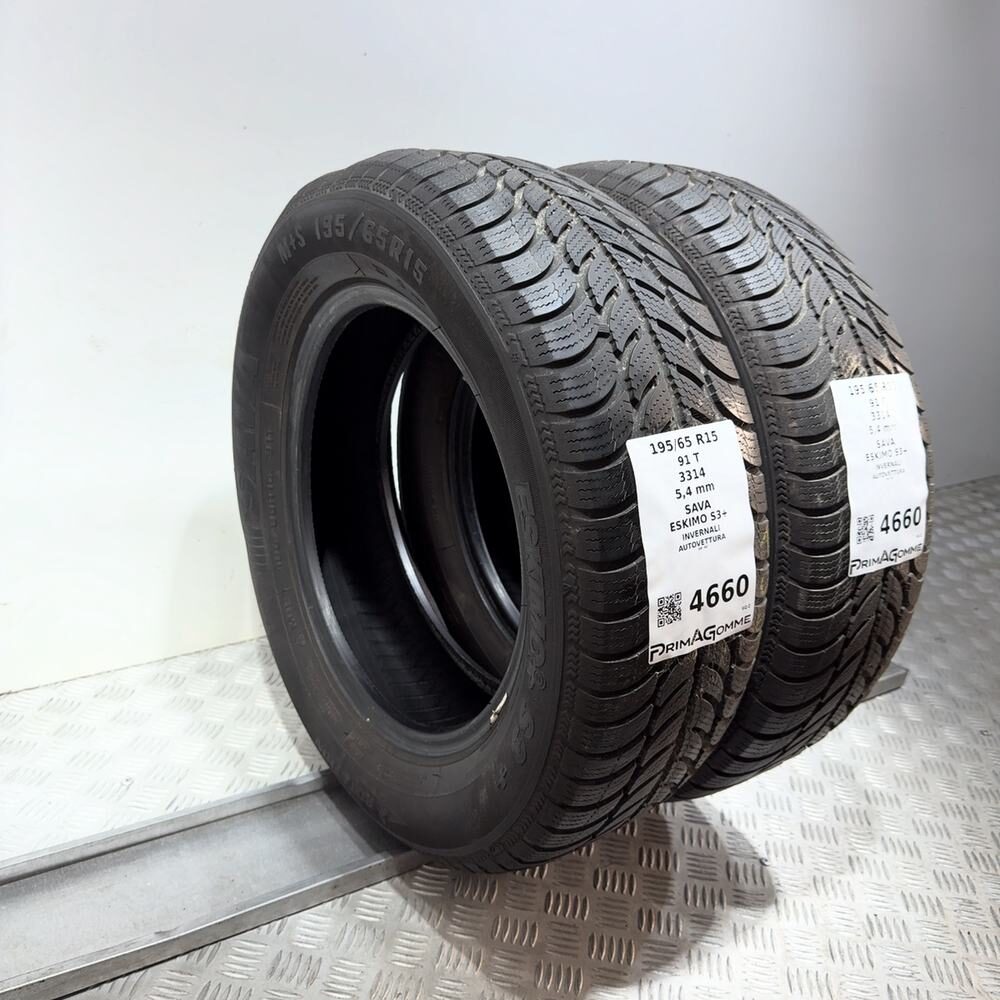 Gomme Usate 195 65 R15 91T Sava Eskimo S3+ 77% Invernali - immagine 5