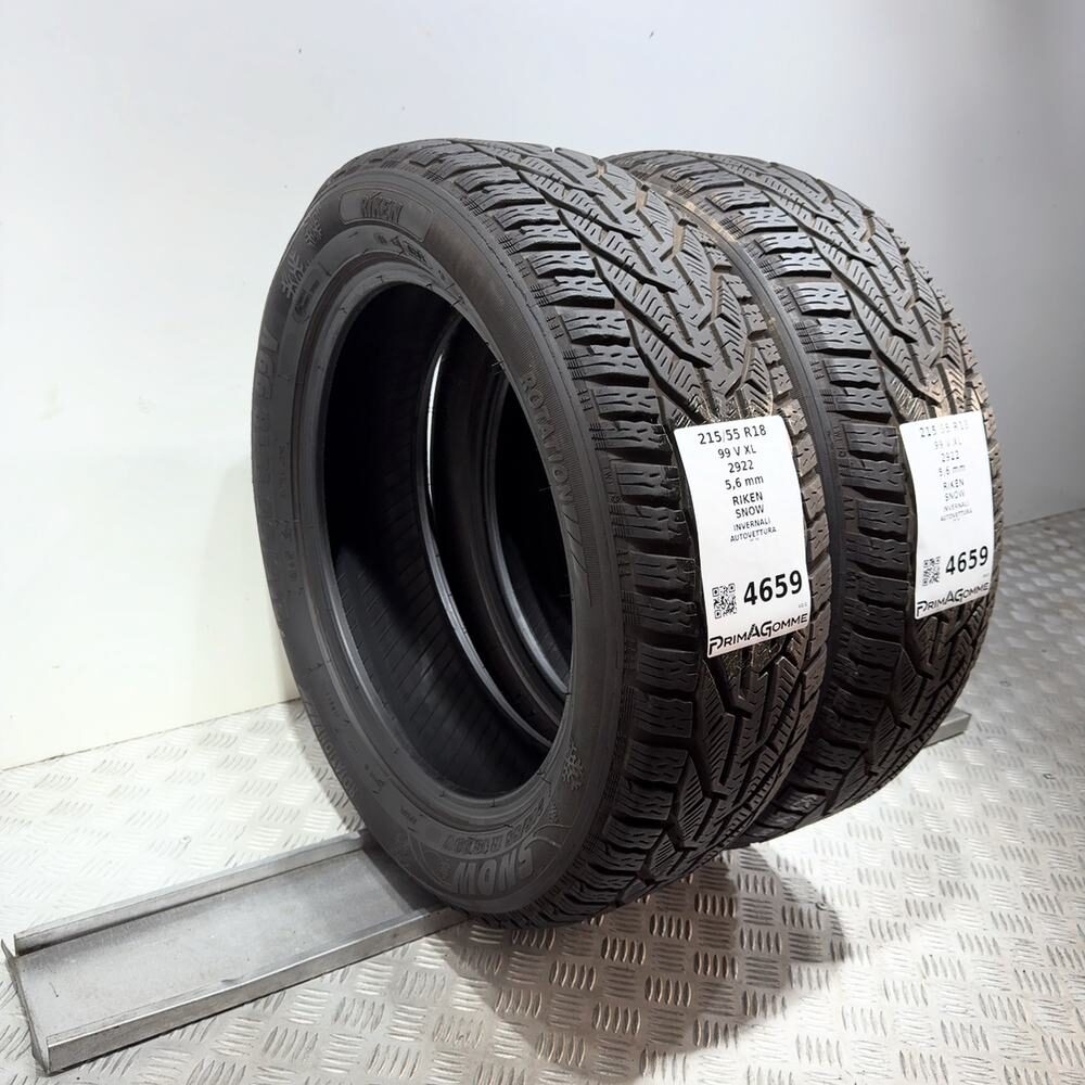 Gomme Usate 215 55 R18 99V XL Riken Snow 80% Invernali - immagine 5