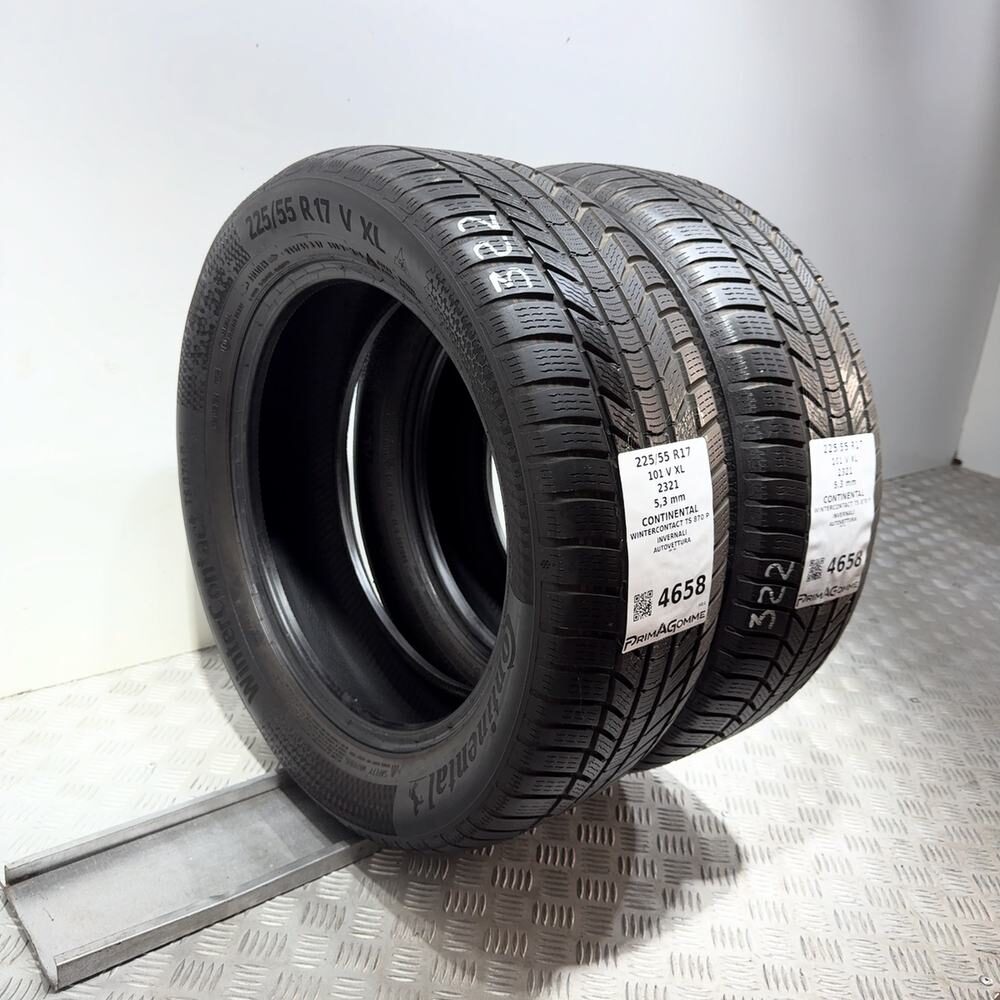 Gomme Usate 225 55 R17 101V XL Continental Wintercontact TS 870 P 76% Invernali - immagine 5