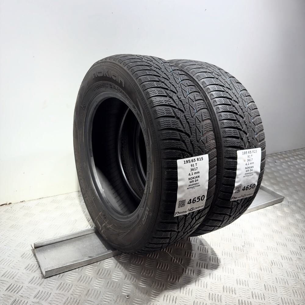 Gomme Usate 195 65 R15 91T Nokian WR D4 Invernali - immagine 5