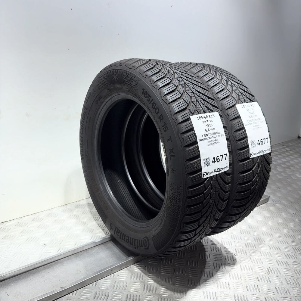 Gomme Usate 185 60 R15 88T XL Continental Wintercontact TS 870 94% Invernali - immagine 5