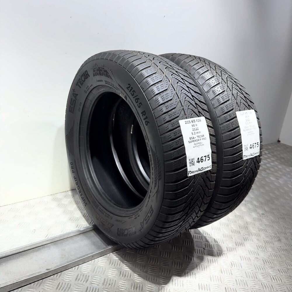 Gomme Usate 215 65 R16 98H Esa+ Tecar Supergrip Pro 74% Invernali - immagine 5
