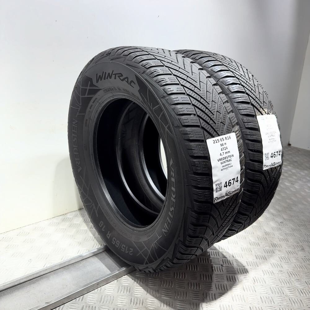 Gomme Usate 215 65 R16 98H Vredestein Wintrac Invernali - immagine 5