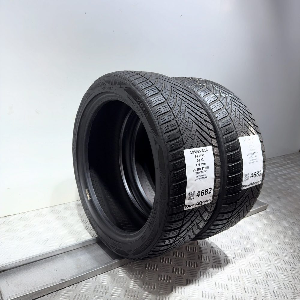 Gomme Usate 195 45 R16 84V XL Vredestein Wintrac Invernali - immagine 5