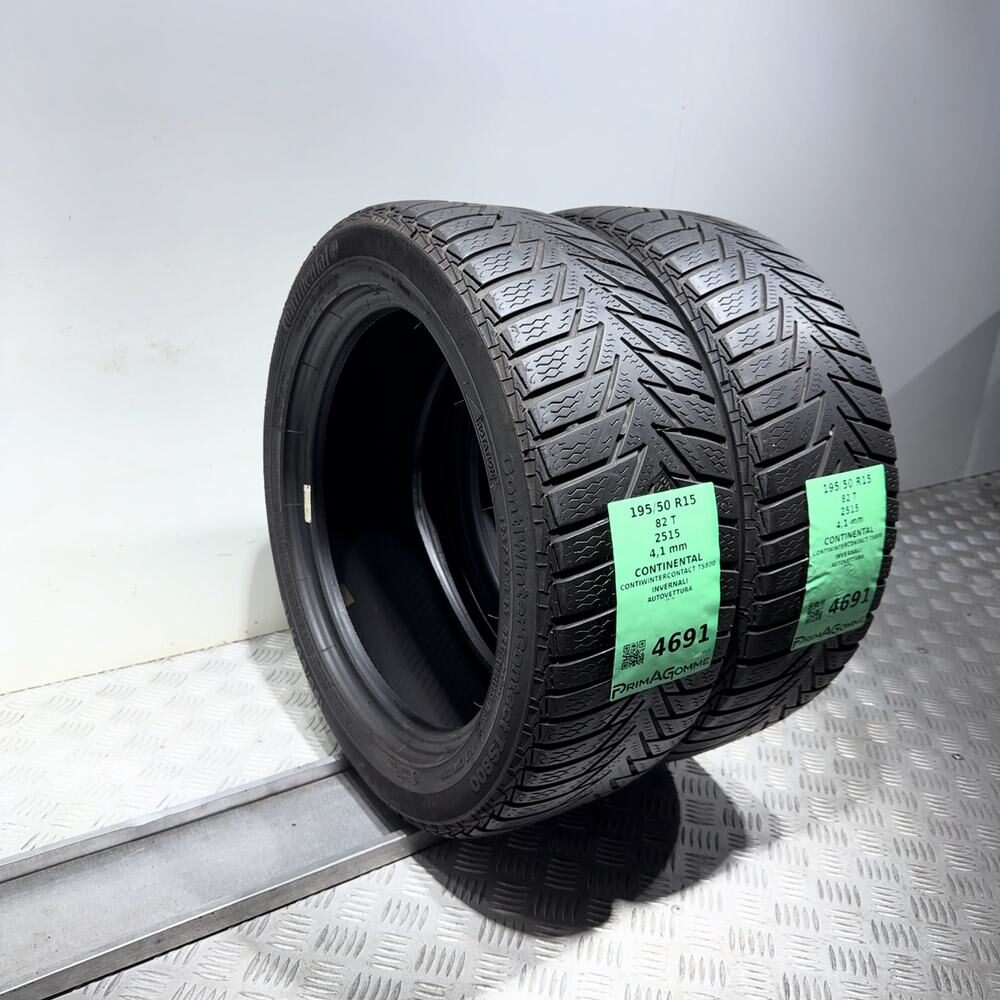 Gomme Usate 195 50 R15 82T Continental Contiwintercontact TS800 Invernali - immagine 5