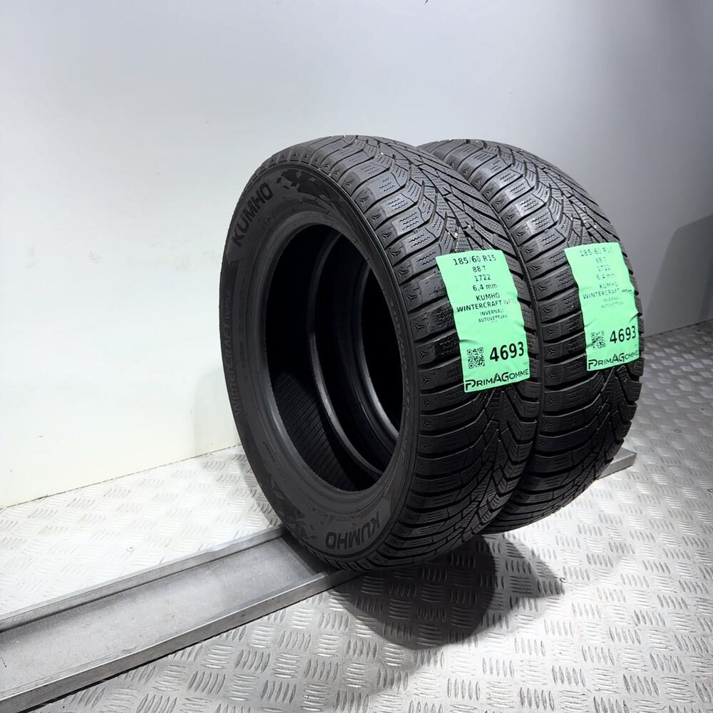 Gomme Usate 185 60 R15 88T Kumho Wintercraft WP52 91% Invernali - immagine 5