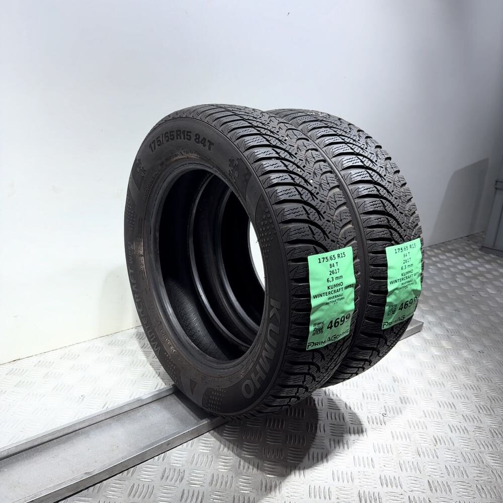 Gomme Usate 175 65 R15 84T Kumho Wintercraft WP51 90% Invernali - immagine 5