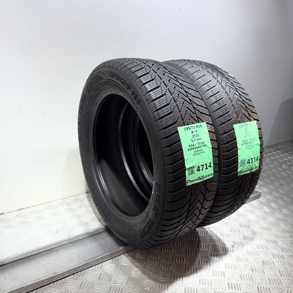 Gomme Usate 195 55 R16 87H Esa+ Tecar Supergrip Pro 81% Invernali - immagine 5