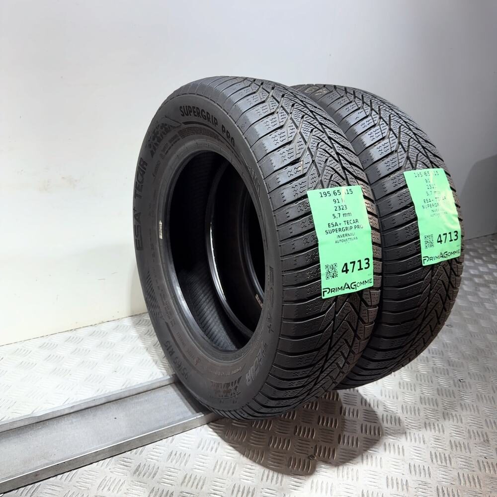 Gomme Usate 195 65 R15 91H Esa+ Tecar Supergrip Pro 81% Invernali - immagine 5
