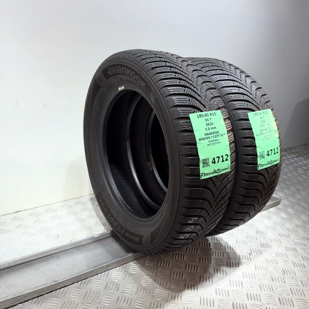 Gomme Usate 185 60 R15 84T Hankook Winter I*Cept RS2 71% Invernali - immagine 5