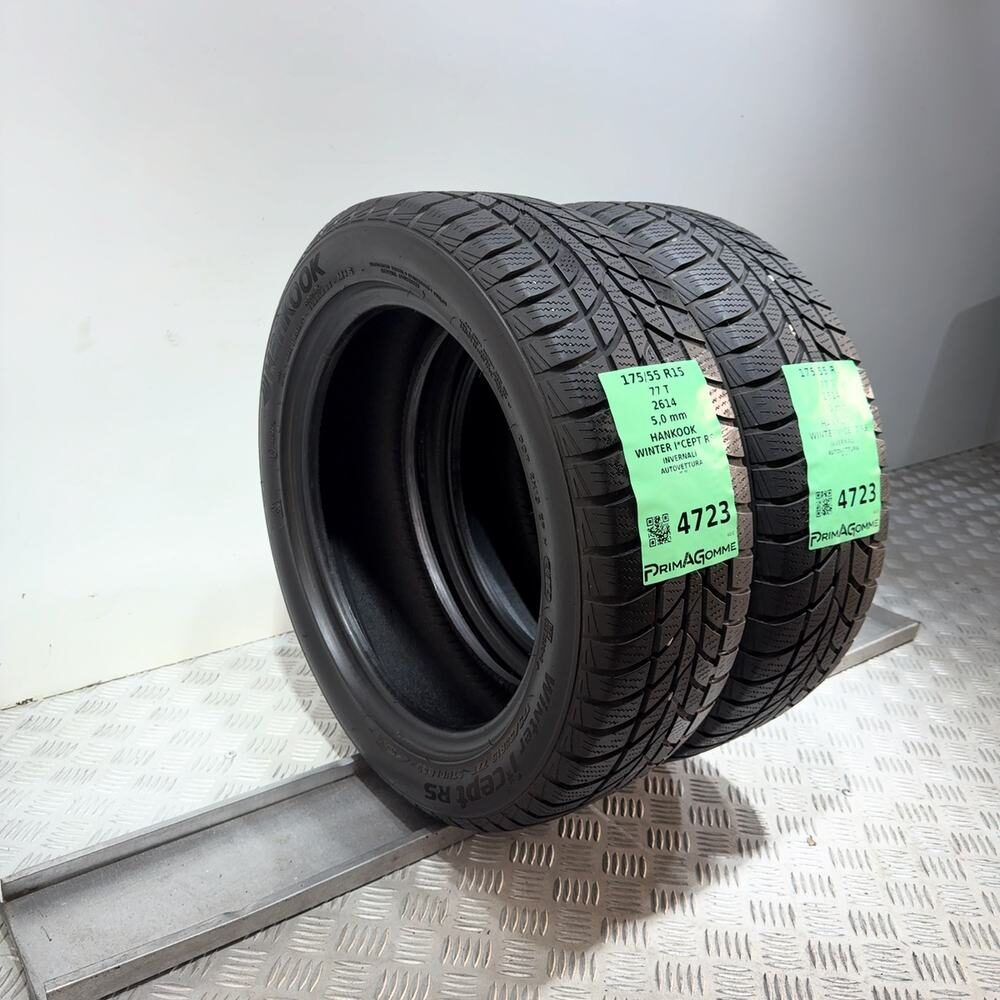 Gomme Usate 175 55 R15 77T Hankook Winter I*Cept RS 71% Invernali - immagine 5