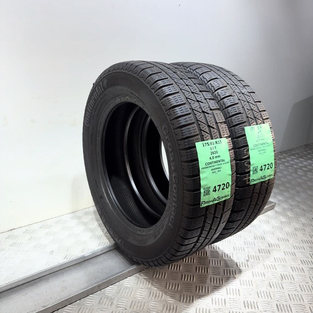 Gomme Usate 175 65 R15 84T Continental Crosscontact Cross Winter Invernali - immagine 5