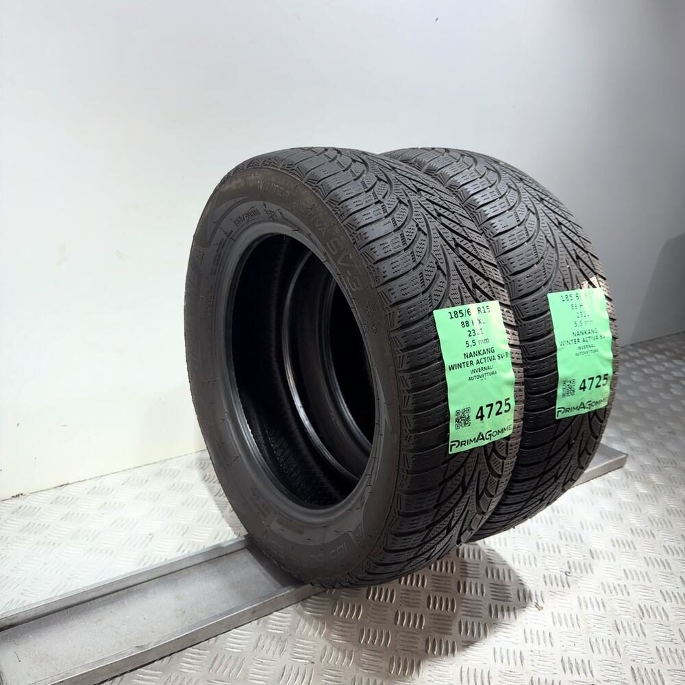 Gomme Usate 185 60 R15 88H XL Nankang Winter Activa SV-3 79% Invernali - immagine 5