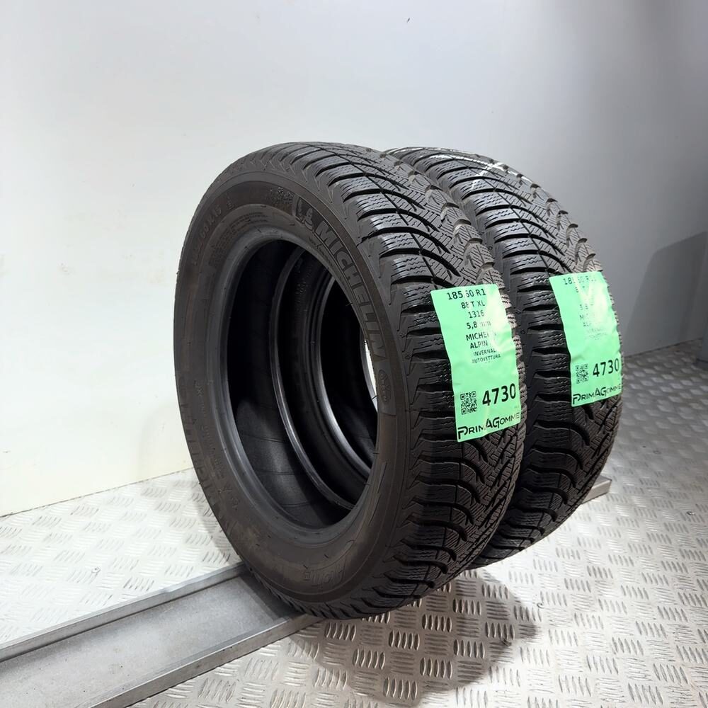 Gomme Usate 185 60 R15 88T XL Michelin Alpin A4 83% Invernali - immagine 5