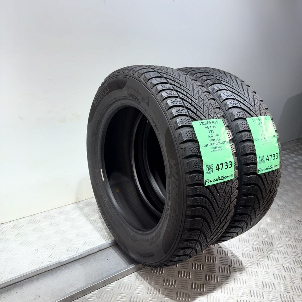 Gomme Usate 185 60 R15 88T XL Pirelli Cinturato Winter 71% Invernali - immagine 5