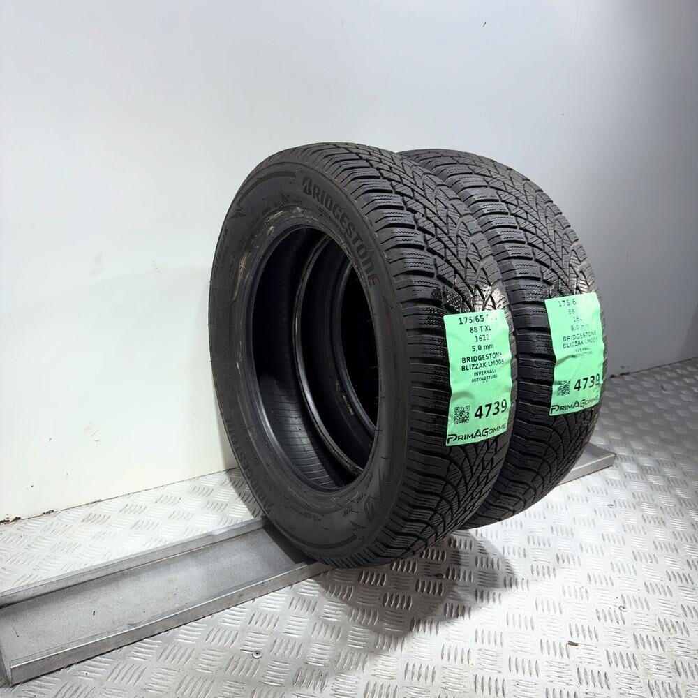 Gomme Usate 175 65 R15 88T XL Bridgestone Blizzak LM005 71% Invernali - immagine 5