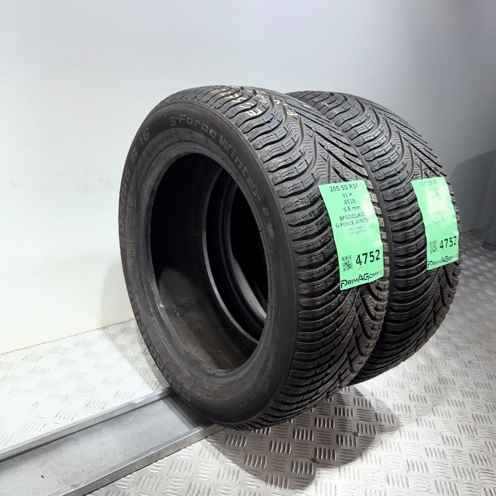 Gomme Usate 205 55 R16 91H BFgoodrich G-Force Winter 2 83% Invernali - immagine 5