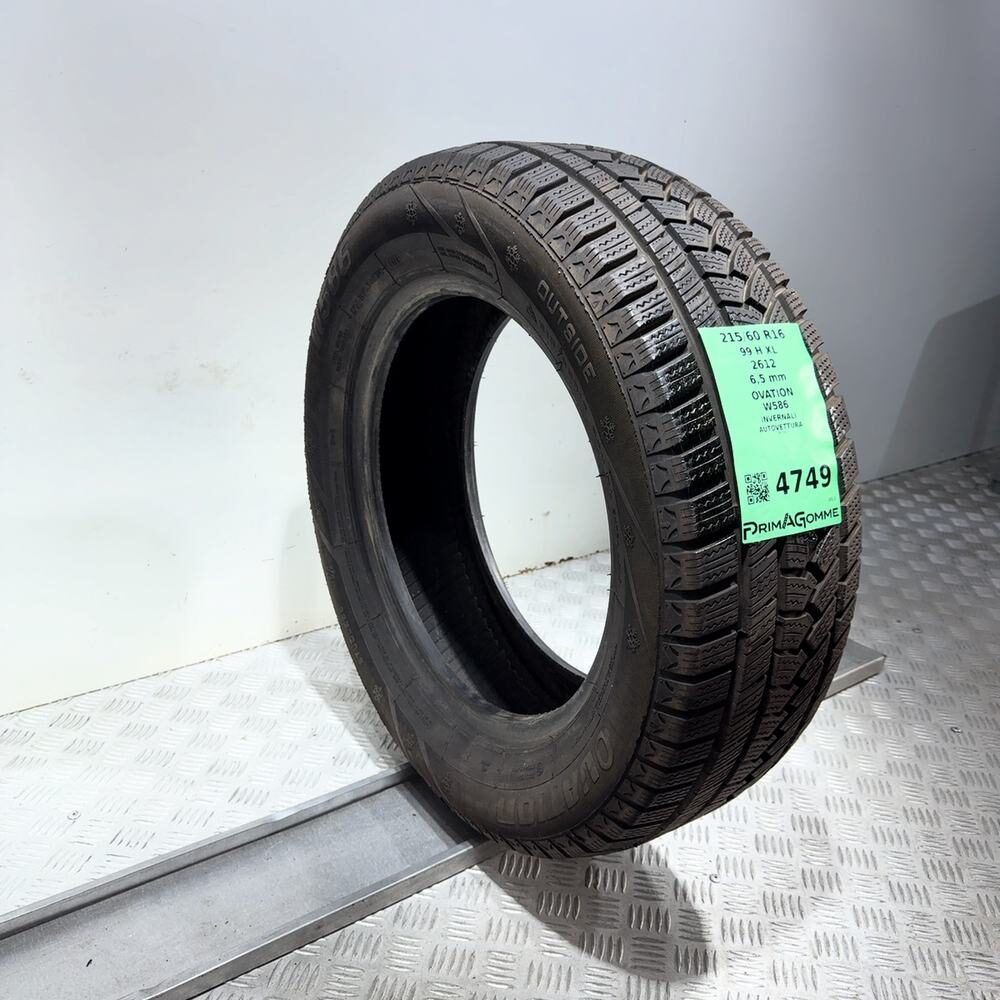 Gomma Usata 215 60 R16 99H XL Ovation W586 93% Invernale - immagine 5