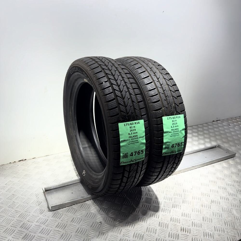 Gomme Usate 175 60 R16 82H Falken Euroall Season AS200 90% 4 Stagioni - immagine 5
