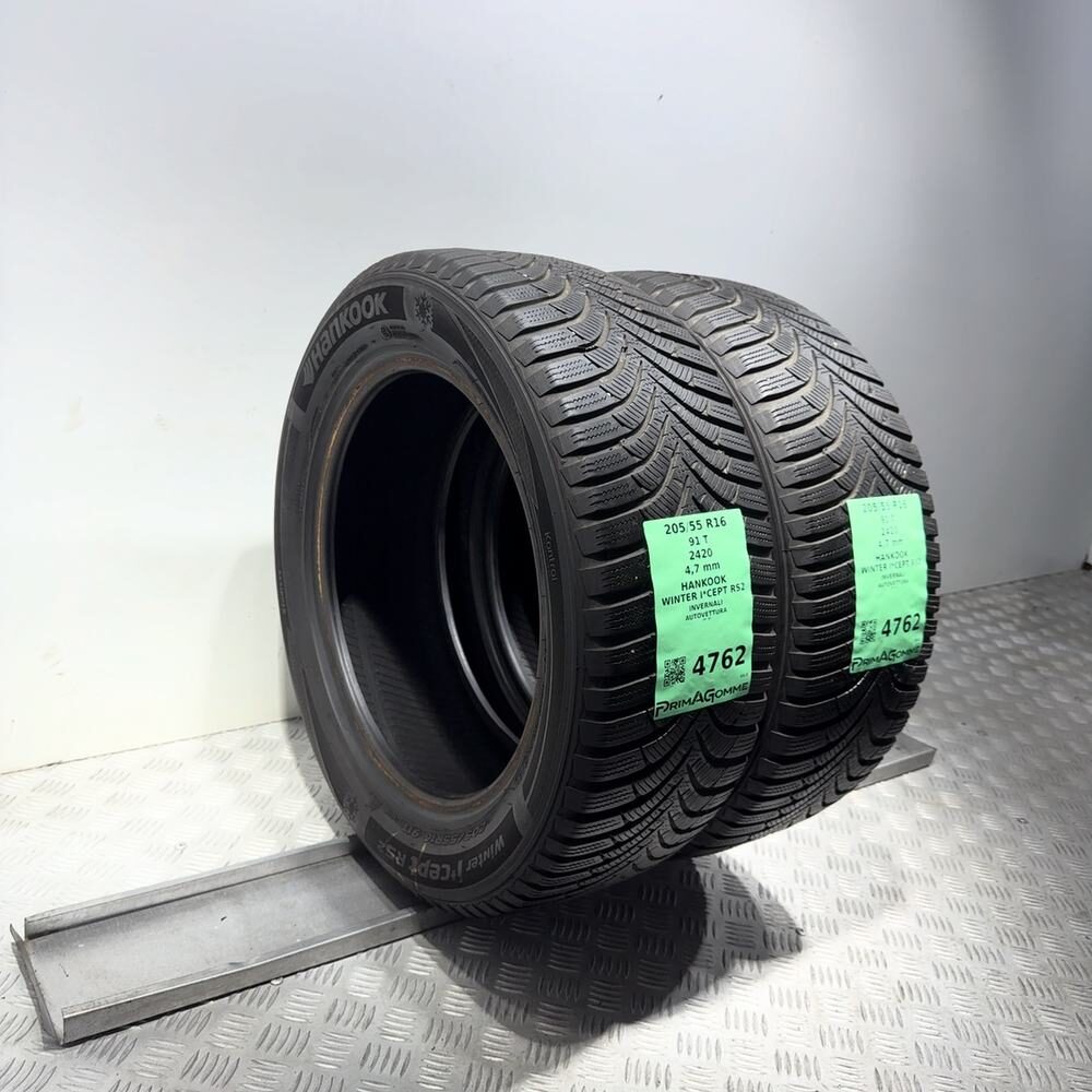 Gomme Usate 205 55 R16 91T Hankook Winter I*Cept RS2 Invernali - immagine 5