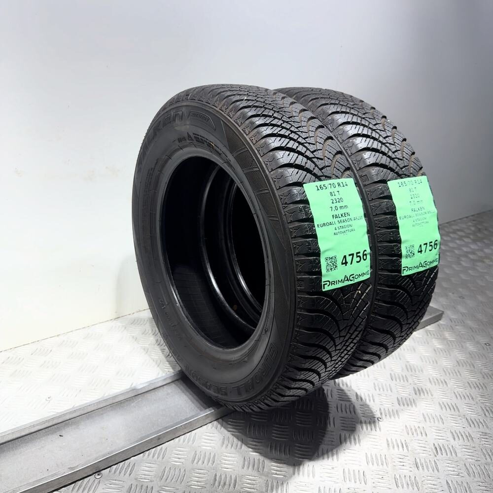 Gomme Usate 165 70 R14 81T Falken Euroall Season AS210 98% 4 Stagioni - immagine 5